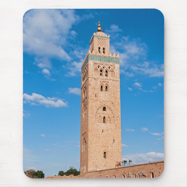 Koutoubia Mosque - Marrakech, Morocco Mouse Pad (Front)