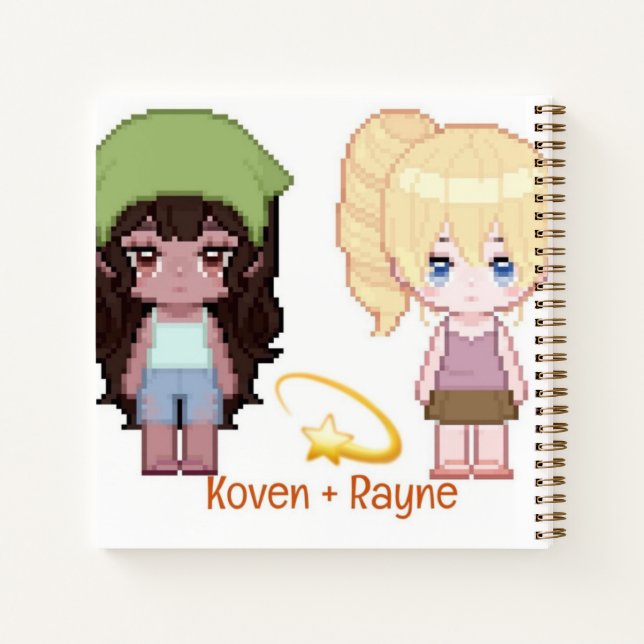 Koven + Rayne Notebook 1 (Back)