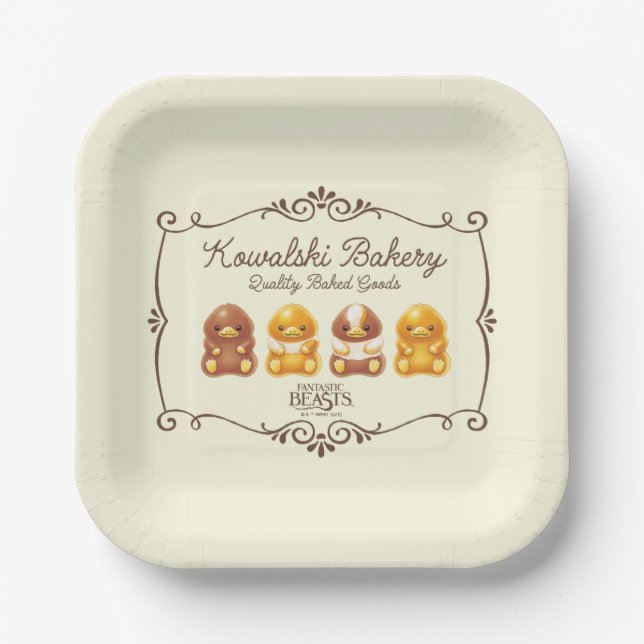 Kowalski Bakery - Baby Nifflers Paper Plate (Front)