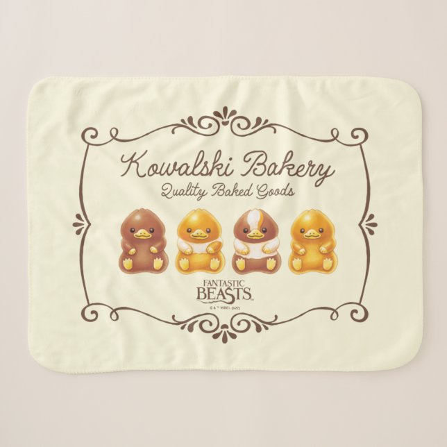 Kowalski Bakery - Baby Nifflers Sherpa Blanket (Front (Horizontal))