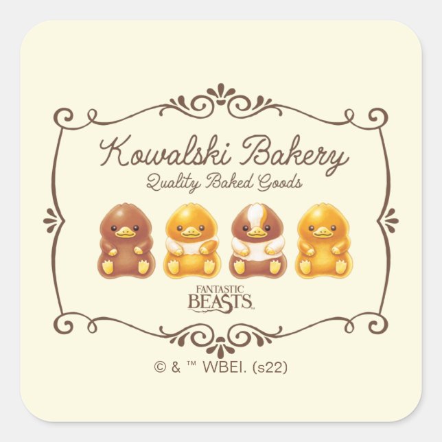 Kowalski Bakery - Baby Nifflers Square Sticker (Front)