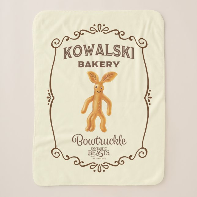 Kowalski Bakery - Bowtruckle Sherpa Blanket (Front)