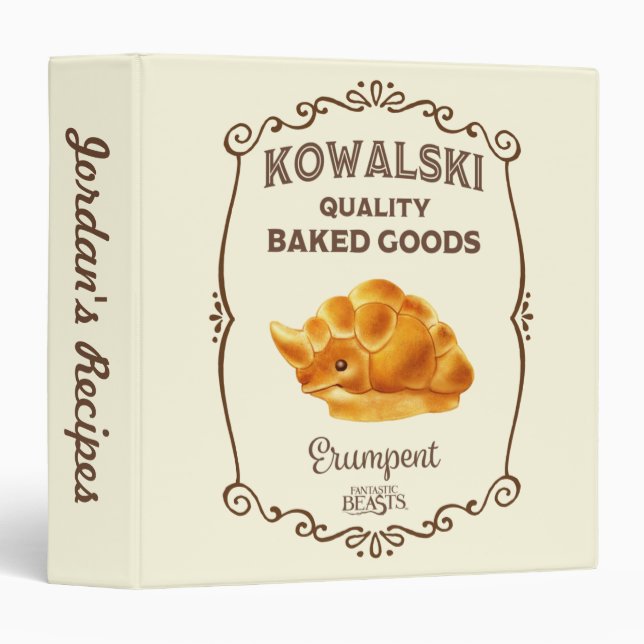 Kowalski Bakery - Erumpent Binder (Front/Spine)