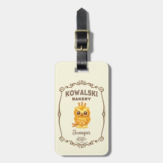 Kowalski Bakery Fwooper Luggage Tag (Front Vertical)