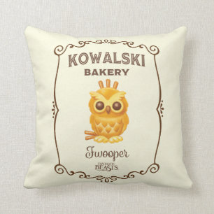 Kowalski Bakery Fwooper Throw Pillow