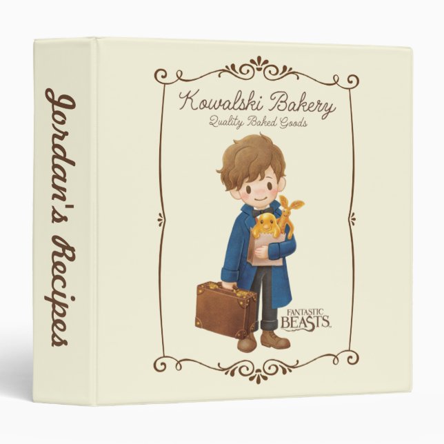 Kowalski Bakery - Newt Scamander Binder (Front/Spine)
