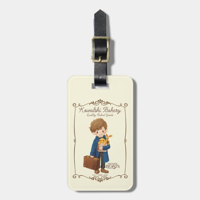 Kowalski Bakery - Newt Scamander Luggage Tag (Front Vertical)