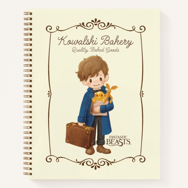 Kowalski Bakery - Newt Scamander Notebook (Front)