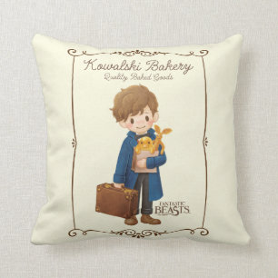 Kowalski Bakery - Newt Scamander Throw Pillow