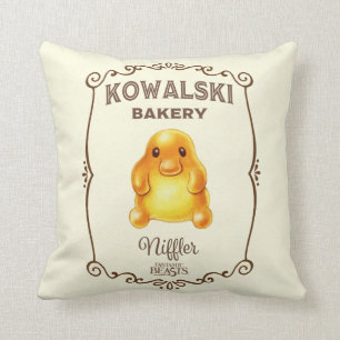 Kowalski Bakery - Niffler Throw Pillow