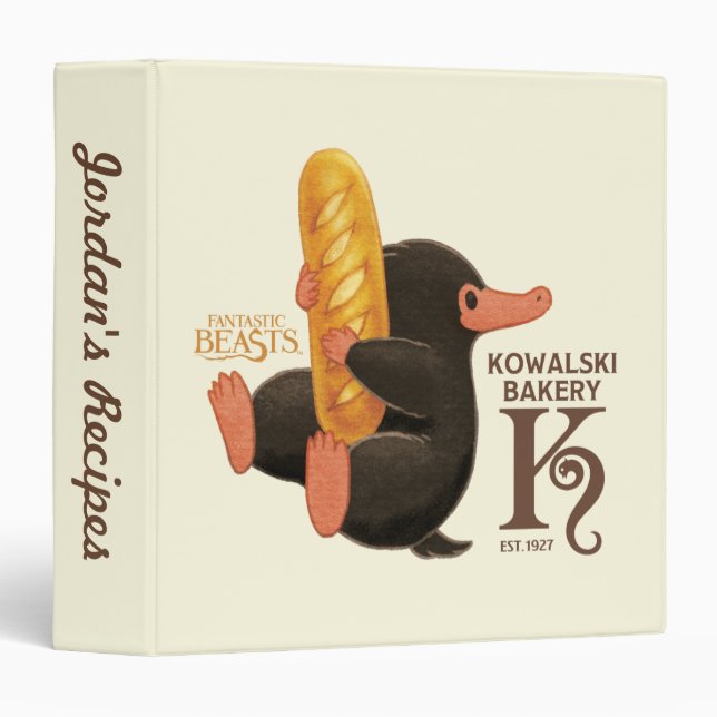 Kowalski Bakery - Niffler With Bread Binder (Front/Spine)