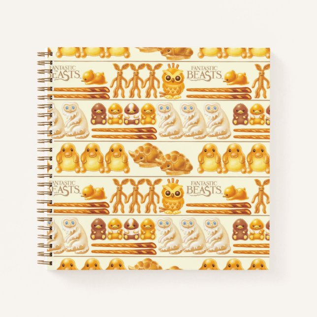 Kowalski Bakery Rows of Treats Pattern Notebook (Front)