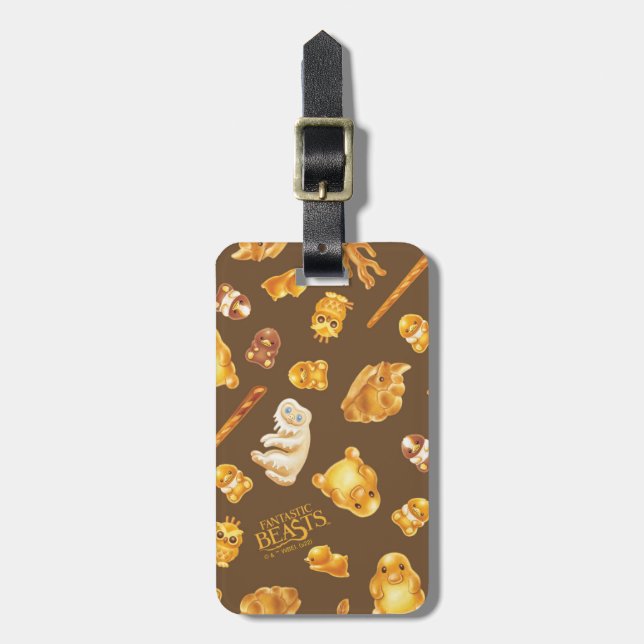 Kowalski Bakery Toss Pattern Luggage Tag (Front Vertical)