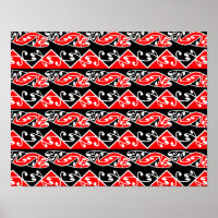 Kowhaiwhai Traditional Maori Koru Pattern