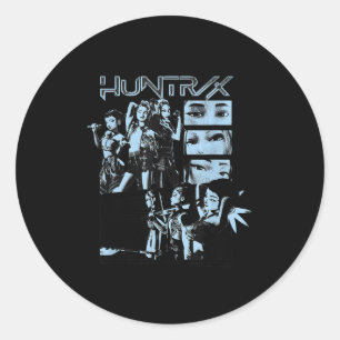 Kp Demon Hunters Halloween Huntrix A Battle For Th Classic Round Sticker
