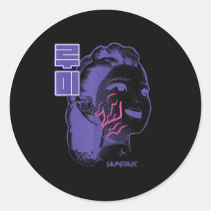 Kp Demon Hunters Halloween Huntrix Rumi Demon Mark Classic Round Sticker