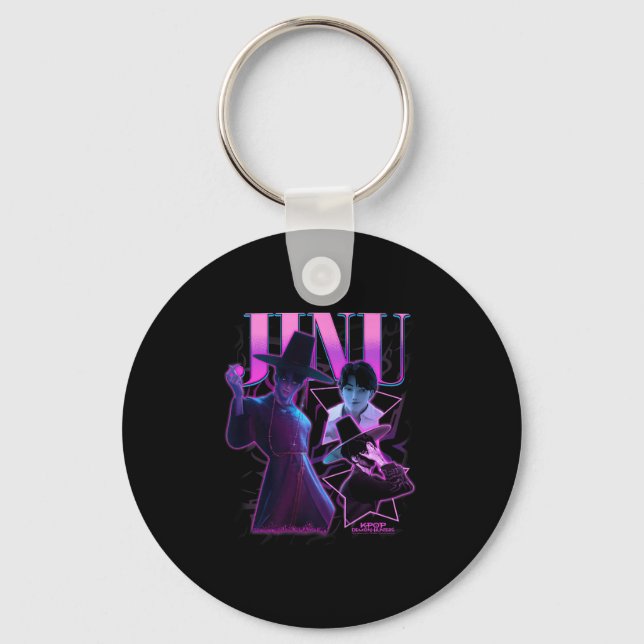Kp Demon Hunters Halloween Jinu Showcase Y2k Style Keychain (Front)