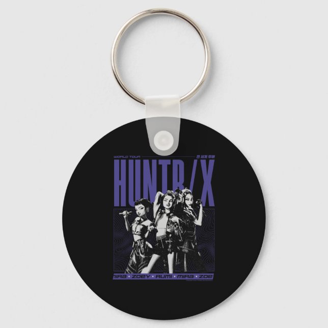 Kp Demon Hunters Halloween World Tour Huntrix Ster Keychain (Front)