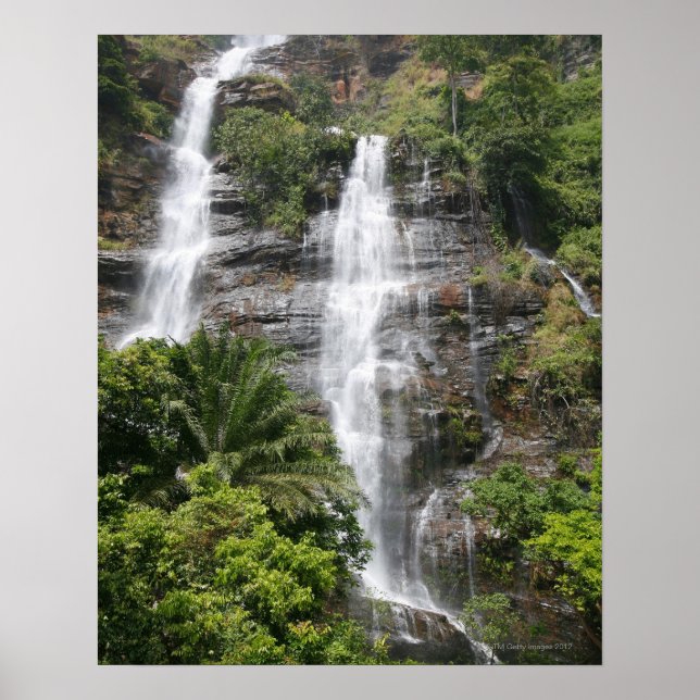 Kpalime waterfalls. Central Togo, West Africa 2 Poster (Front)