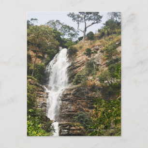 Kpalime waterfalls. Central Togo, West Africa Postcard