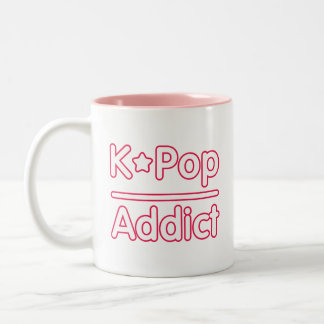 Kpop Addict Two-Tone Coffee Mug