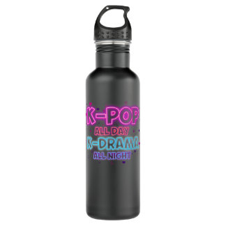 KPop All Day KDrama All Night Japanese KPop Merch  710 Ml Water Bottle