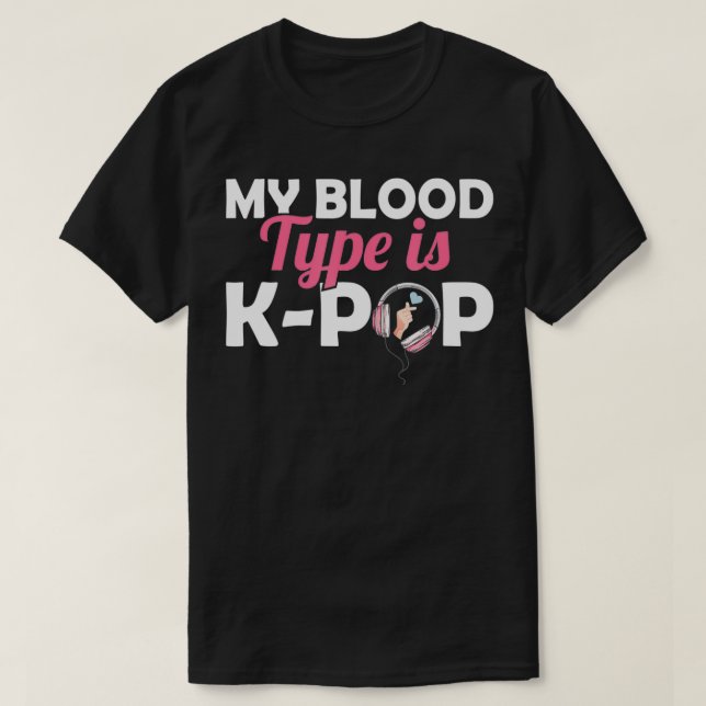 KPop Fashion for Fans of Korean KDrama & KPop Merc T-Shirt (Design Front)