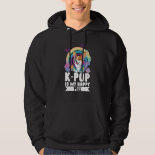 Kpop Happy Pill Corgi Dog Korean Pop Merch K-pop M Hoodie