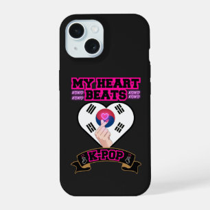 KPop Heart Corée Drapeau Symbole main Design de mu