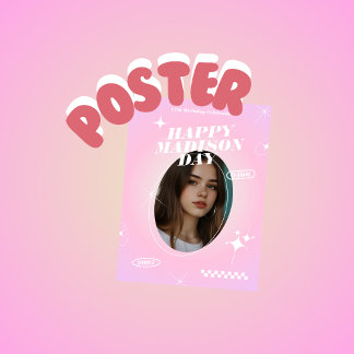 Kpop Idol Anniversaire Fancafe Style Poster