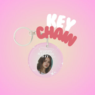 Kpop Idol Birthday Fancafe Style Keychain