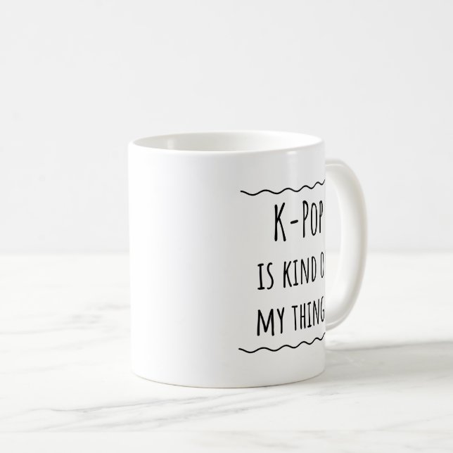 Kpop Korean Pop Music Cadeau café Mug (Devant droit)