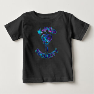 Kpop Security Lightstick Galaxy Fan Humour Baby T-Shirt