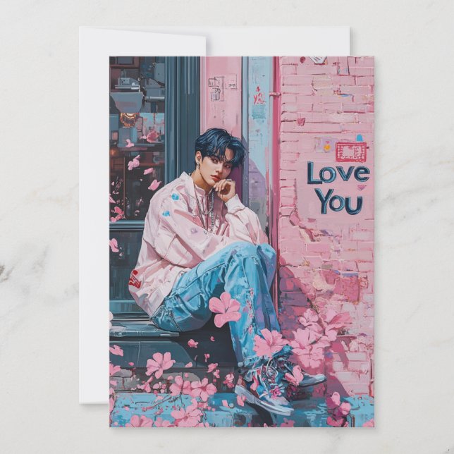 KPop Valentine Card (Front)