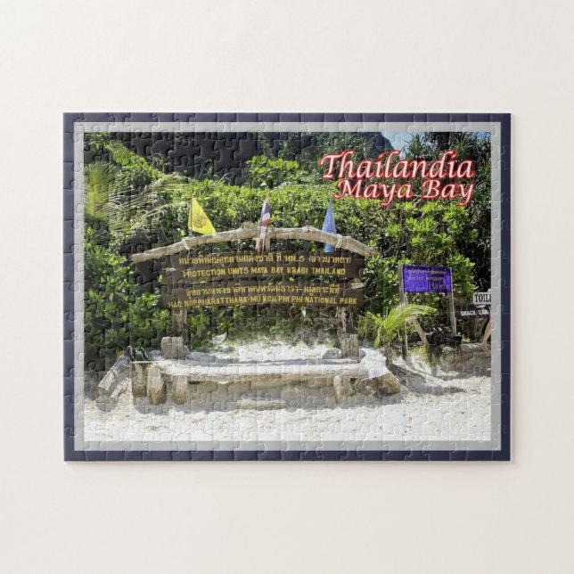 Krabi - Maya Bay - Thailand - Jigsaw Puzzle (Horizontal)