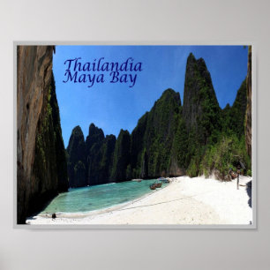 Krabi - Maya Bay - Thailand - Poster