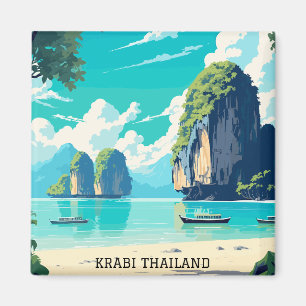 Krabi Thailand Beach Paradise Travel Magnet