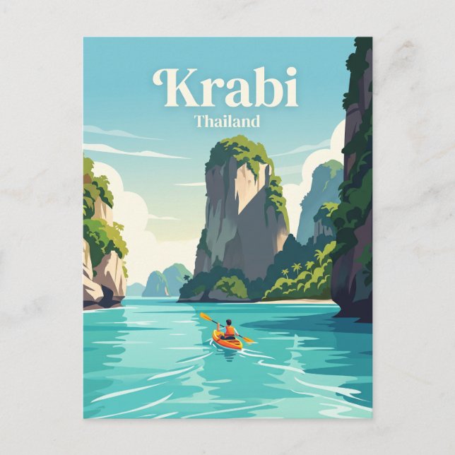 Krabi, Thailand Postcard (Front)