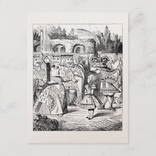 KRAFT Alice in Wonderland Tea Party Birthday Invitation