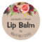 Kraft And Colourful Flowers Lip Balm Pot Lables