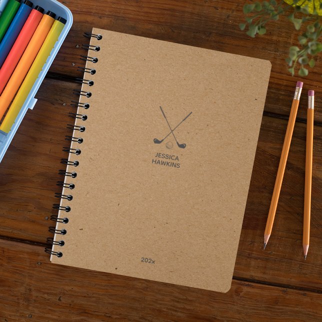 Kraft Brown Golf Club Personal Weekly Planner (Creator Uploaded)