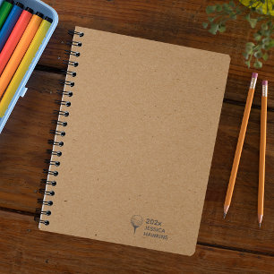 Kraft Brown Golf Tee Personal 2024 Hebdomadaire