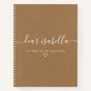 Kraft Dear Daughter Keepsake Memory Notebook