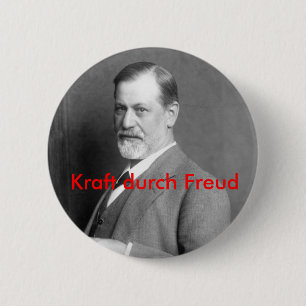 Kraft durch Freud 2 Inch Round Button