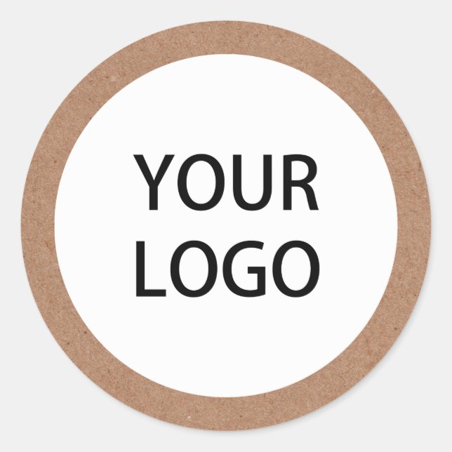 Kraft Logo Classic Round Sticker (Front)