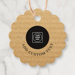 Kraft Logo Text Business Label price tags