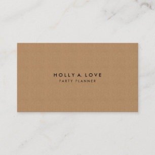 Kraft Paper #2   Faux Paper Texture   Customizable Business Card