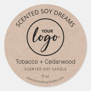 Kraft Paper Soy Candle Labels