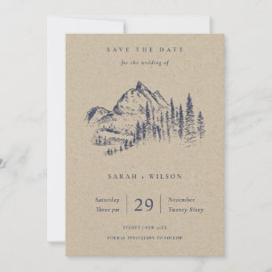 Kraft Pine Mountain Sketch Enregistrer La Carte Da
