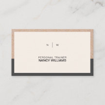 Kraft Printed Minimalist Clean Layout Modern